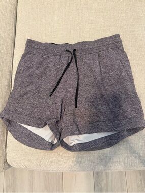 lululemon athletica Heathered Charcoal Athletic Shorts
